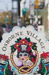 Sign for Osborne Village | Obraz na stenu