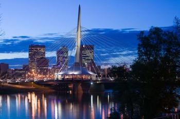 Esplanade Riel Pedestrian Bridge, Winnipeg | Obraz na stenu