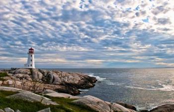 Lighthouse in Peggys Cove, Nova Scotia | Obraz na stenu