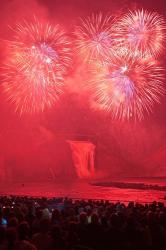 Quebec, Montmorency Falls Park fireworks | Obraz na stenu