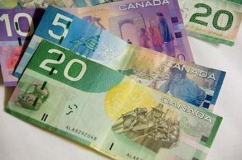 Money, Canadian Currency | Obraz na stenu