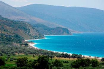 Ionian Sea and Borsh Beach | Obraz na stenu