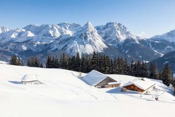 Mieminger Mountains in Winter | Obraz na stenu