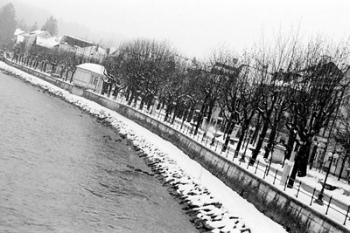 River Salzach in Winter | Obraz na stenu