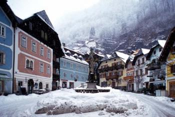 Austria Town Center in Winter | Obraz na stenu