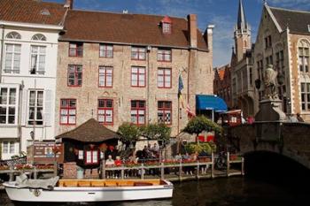 Canal Caf?, Bruges, Belgium | Obraz na stenu