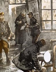 World War I (1914-1918) Generals Joffre And French Studying The Progress Of Operations | Obraz na stenu