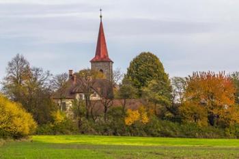 Liberec Village Church Near Trosky Czech Republic | Obraz na stenu