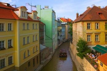 Historical Buildings and Canal, Czech Republic | Obraz na stenu