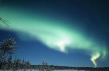 The Aurora Borealis, Lapland, Finland | Obraz na stenu