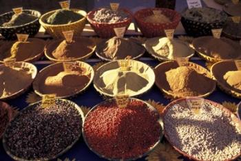 Morning Market Scene in Old Town Nice, France | Obraz na stenu