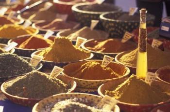 Morning Market Scene in Old Town Nice, France | Obraz na stenu