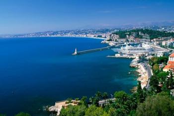 Aerial View of the Port, Nice, France | Obraz na stenu