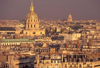 Les Invalides and Panthenon, Paris, France | Obraz na stenu