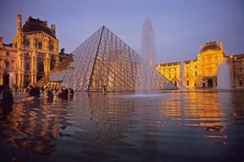 Louvre Pyramid, Paris, France | Obraz na stenu