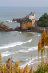 Surfers on the Bay of Biscay, France | Obraz na stenu