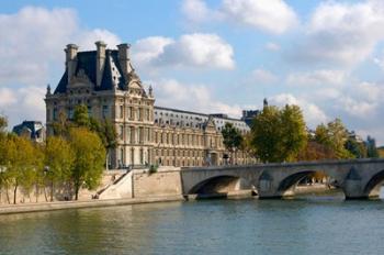 Pont Royal and the Louvre Museum | Obraz na stenu