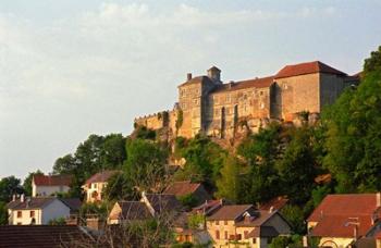 Medieval Chateau de Salmaise Castle, Salmaise | Obraz na stenu