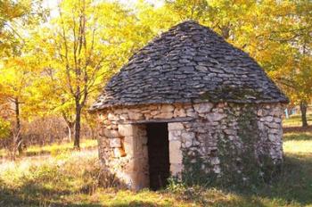 Country Hut of Stone (Borie),  France | Obraz na stenu