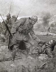 World War I, Battle of Champagne, France | Obraz na stenu