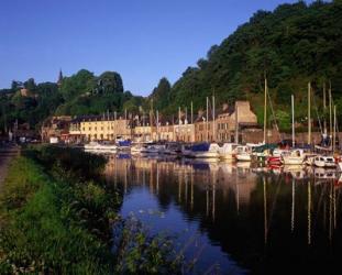 Dinan and River Rance, Cotes-d'armor, France | Obraz na stenu