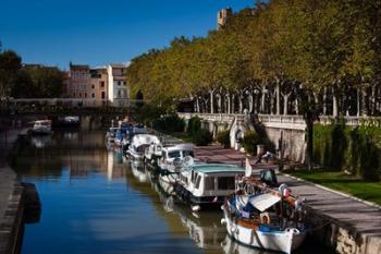 Canal de la Robine by the Cours Mirabeau | Obraz na stenu