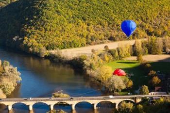 Hot Air Balloon, Chateau de Castelnaud | Obraz na stenu