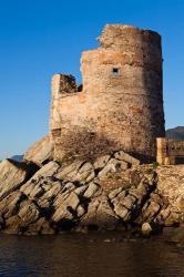 Genoese Tower at Dawn, Erbalunga | Obraz na stenu