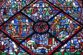 Chartres Cathedral Stained Glass | Obraz na stenu