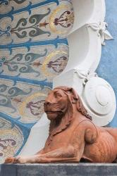 Lion statue, Dunkirk Baths | Obraz na stenu
