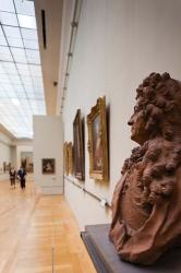 17th century bust, Palais de Beaux-Arts, Lille, France | Obraz na stenu