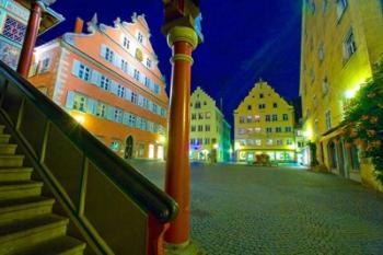 Lindau Island at Night | Obraz na stenu