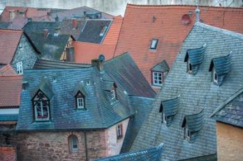 Rooftops in Miltenberg, Germany | Obraz na stenu