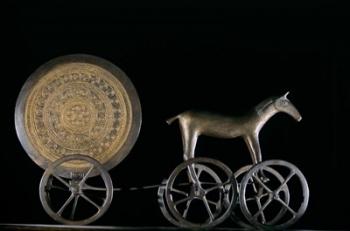 Solar Disk with Chariot and Horse Replica | Obraz na stenu