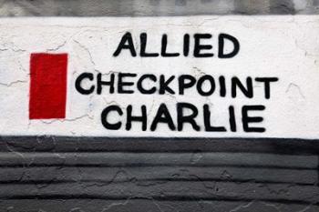 Checkpoint Charlie of the Berlin Wall | Obraz na stenu