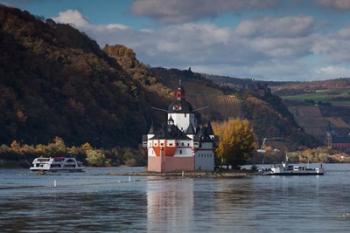 Germany, Pfalzgrafenstein Castle, 14th Centurycastle On The Rhein River | Obraz na stenu