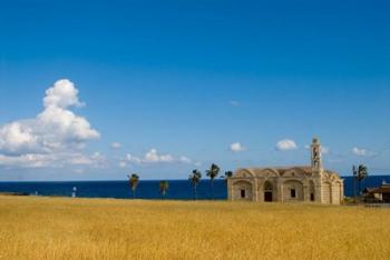 Cyprus, Karpas peninsula, Ayios Thyrsos church | Obraz na stenu