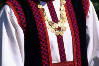 Close-up of Greek Clothes and Traditional Costume, Athens, Greece | Obraz na stenu