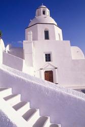 White Architecture, Santorini, Greece | Obraz na stenu