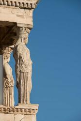 Greece, Athens, Acropolis The Carved maiden columns of the Erectheum | Obraz na stenu