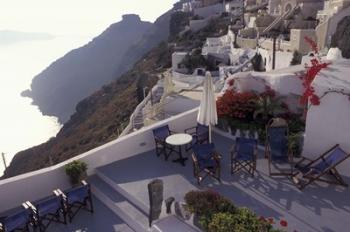 Hotel Between Fira and Imerovigli, Greece | Obraz na stenu