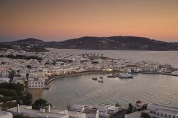 Just After Sunset, Hora, Mykonos, Greece | Obraz na stenu