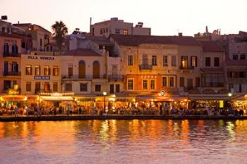 The Old Harbor, Chania, Crete, Greece | Obraz na stenu