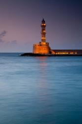 Greece, Crete, Chania, Harbor, Venetian Lighthouse | Obraz na stenu