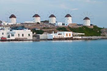 Windmills, Horia, Mykonos, Greece | Obraz na stenu