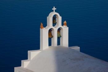 Greece, Santorini, Imerovigli, Church Bell Tower | Obraz na stenu
