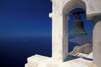 Panagia Kalamiotissa Monastery Bell Tower, Cyclades Islands, Greece | Obraz na stenu
