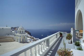 Thira and the Caldera, Santorini, Cyclades Islands, Greece | Obraz na stenu