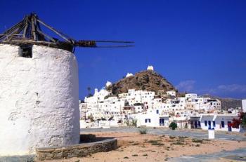 White and Blue Colors of Life, Ios, Greece | Obraz na stenu