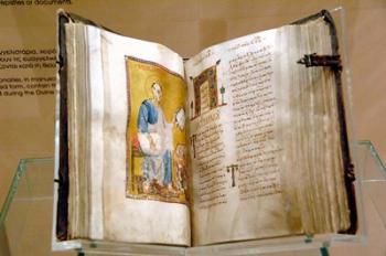 Lectionary, Christianity, Byzantine Museum, Athens, Greece | Obraz na stenu